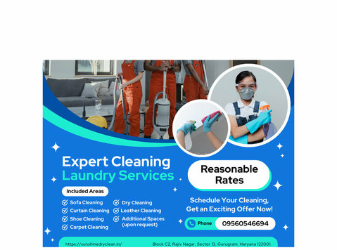 The Best Dry Cleaners and Laundry Services in Sec13 Gurgaon - نظافت