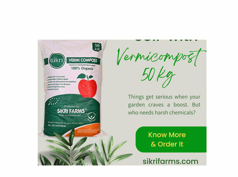 Buy 50kg Vermicompost Online and Enrich Your Soil - Khác