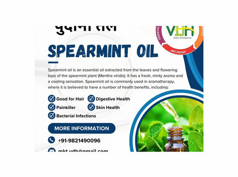 Discover Refreshing Aromatherapy with Pure Spearmint Oil - Diğer