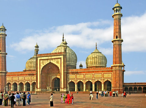 Jama Masjid in Delhi - เดินทาง/ติดรถร่วมเดินทาง