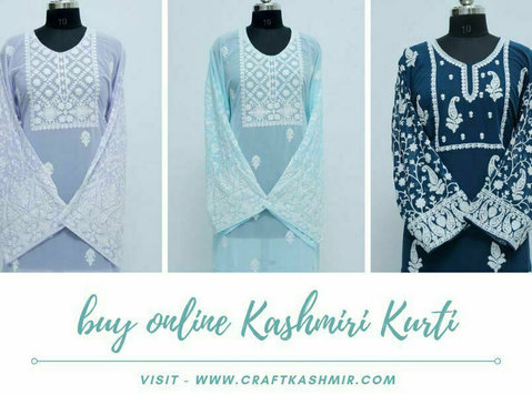 Online Boutique for Kashmiri Kurti Tunics -Craft Kashmir - Odjevni predmeti
