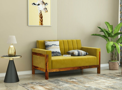 Buy the best 2 seater wooden sofa from Urbanwood - Móveis e decoração