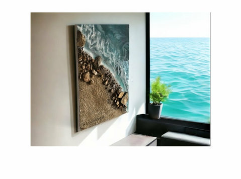 Fluid Impressions: Purchase Distinctive Resin Wall Art - Мебел/Апарати за домќинство
