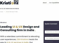 Ui Ux Design Company in Bangalore | Obii Kriationz - Számítógép/Internet