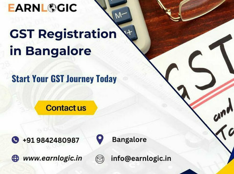 Gst Registration in Bangalore Online Earnlogicglobal - Pháp lý/ Tài chính