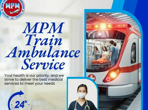 Expert care with Mpm Train Ambulance in Bangalore for emerge - Otros