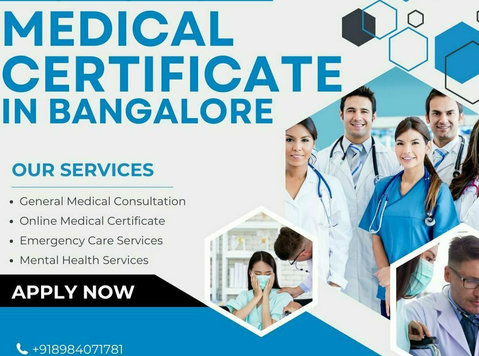 Medical Certificate in Bangalore - Drugo