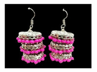 3-layer Oxidized Earrings with Ghungroo in Kochi - Aakarshan - Clothing/Accessories