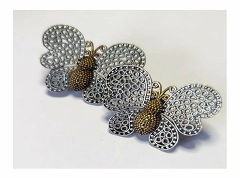 Buy Oxidised Butterfly Designed Fashionable Earring in Kochi - Imbrăcăminte/Accesorii