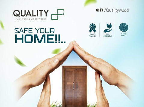 QUALITY FURNITURE - BEST WOODEN DOORS AND WINDOWS IN KANNUR - Furniture/Appliance