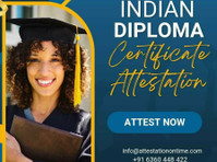 Degree Certificate attestation in India - Právní služby a finance