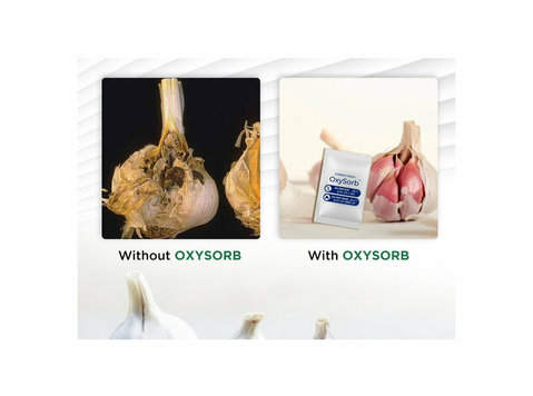 Oxygen absorber Shelf life extension of peeled garlic - Muu