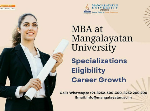 Advance Your Career with an Mba at Mangalayatan University - Drugo