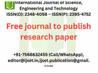Free journal to publish research paper - Citi