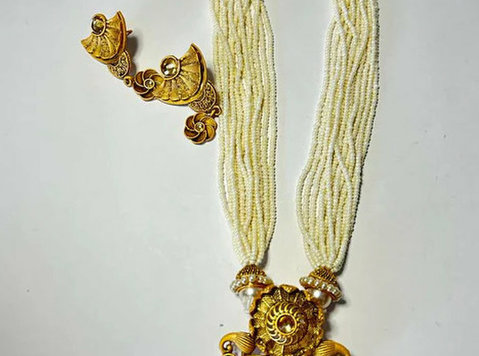 Brass Necklace Set in Hyderabad  akarshans  - Oblečení a doplňky