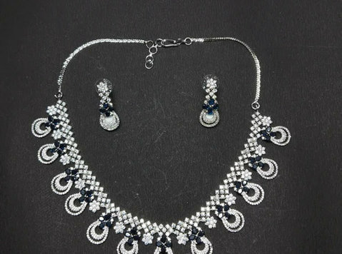 Diamond necklace  in Hyderabad -akarshans - Roupas e Acessórios