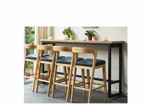 Shop Wooden Bar Stool online in India - apkainterior - Мебел/Апарати за домќинство
