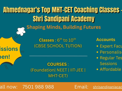 Best Mht-cet Coaching Institute in Ahmednagar – Sandipani - אחר