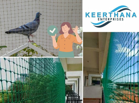 Anti Bird Nets in Pune | Contact Keerthana Enterprises - 965 - Construção/Decoração