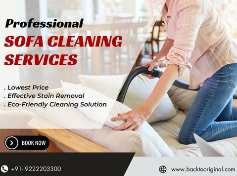 Refresh Your Living Space with Professional Sofa Cleaning - 청소