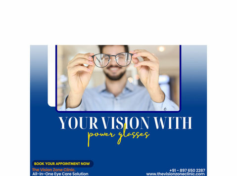 Power Glasses for eyes | The Vision Zone - אחר