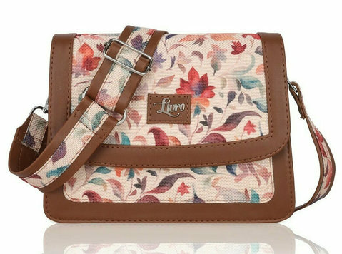 Eco-friendly printed vegan leather handbags for women - Clothing/Accessories