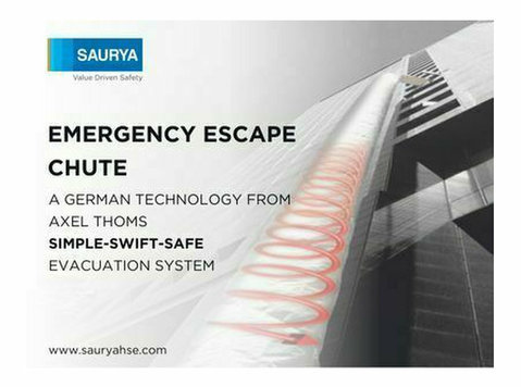 Fire Escape Chute | Emergency Escape Chute -Saurya Safety - Altele