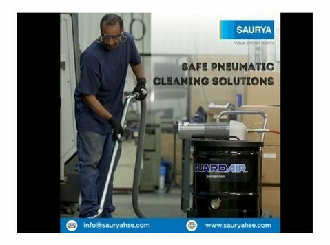 Industrial Pneumatic Vacuums Cleaners - Saurya Safety - אחר
