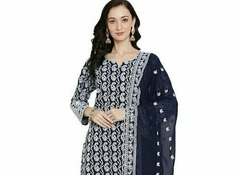 Buy Chikan suit online in india - Clothing/Accessories