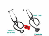 3m Littmann Stethoscope Black Plated & 2160 27 In Black Tube - אלקטרוניקה