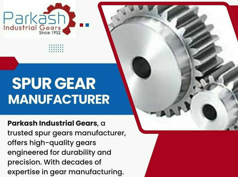 Spur Gear Manufacturer – Bulk Orders Accepted - Drugo