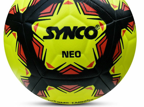 Synco Neo Embossed Football | Professional Match Ball | Tpu - Sporting/Boats/Bikes