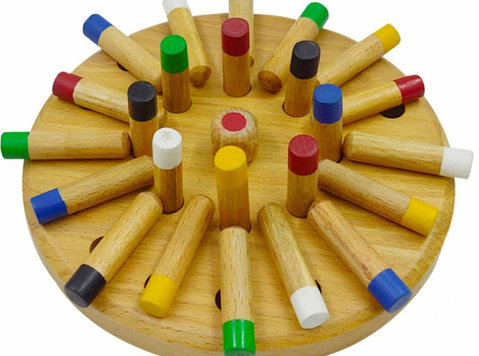 buy Synco Children Wooden Memory Matchstick Chess Game - Sporting/Boats/Bikes