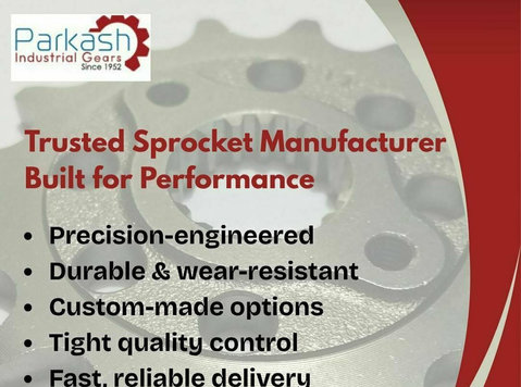 Premium Sprocket Gear Manufacturer – Parkash Industrial Gear - Останато