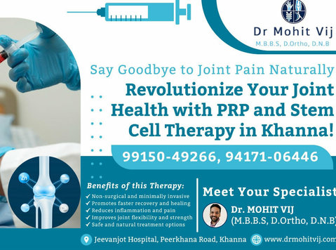 Dr. Mohit Vij Khanna - Leading Orthopedic Specialist - Останато