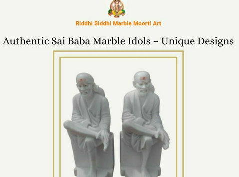 Authentic Sai Baba Marble Idols – Unique Designs - Collectibles/Antiques