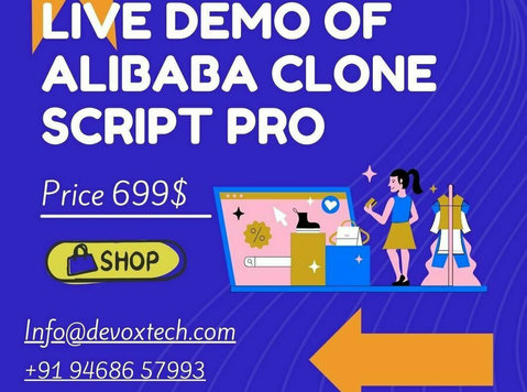 live Demo of Alibaba Clone Script Pro - Computer/Internet