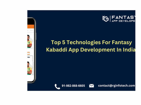 Top 5 Technologies For Fantasy Kabaddi App Development In In - Otros