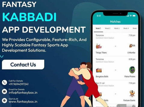Top Fantasy Kabaddi App Development Company - Services: Other