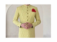 Buy Latest Designer Embroidered Sherwani for Men Online - Apģērbs/piederumi