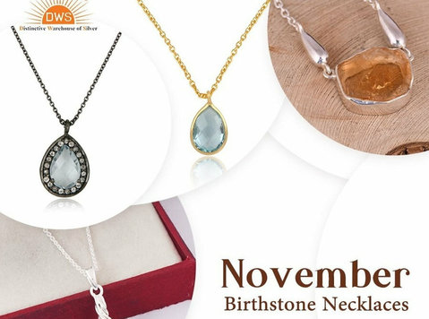 Dws Jewellery: Wholesale Price November Birthstone Necklaces - Imbrăcăminte/Accesorii