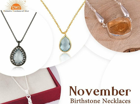 Dws Jewellery: Wholesale Price November Birthstone Necklaces - உடை /தேவையானவை 