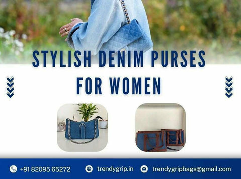 Stylish Denim Purses for Women - Ilu/Mood
