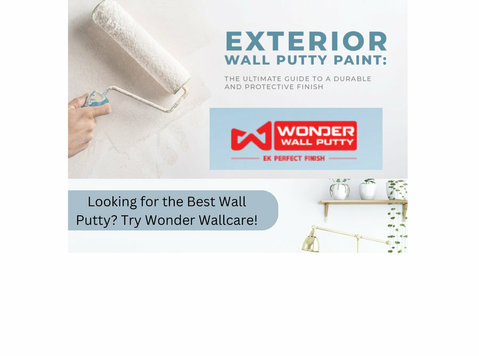 Looking for the Best Wall Putty? Try Wonder Wallcare! - Reparaţii