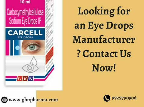 Looking for an Eye Drops Manufacturer? Contact Us Now! - Övrigt