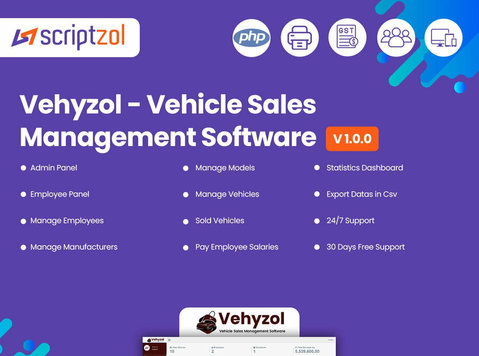 Vehyzol - Vehicle Sales Management Software - Muu