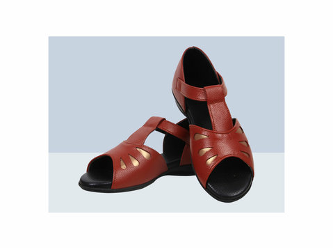 Designer Diabetic Footwear for Women (ddf Lf001) – Green - 뷰티/패션