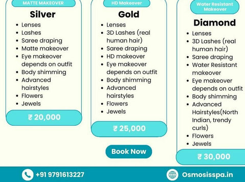 Osmosis Spa Bridal Makeover Packages - Beauty/Fashion