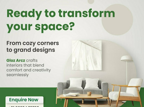 Interior Design Companies in Coimbatore | Gloz Arcz - 건축/데코레이션