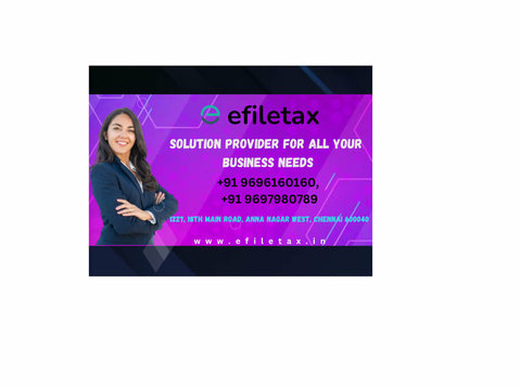 Efiletax End To End Solution Provider For All Your Business - حقوقی / مالی